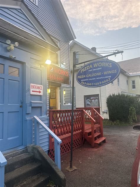 Menu at Pizza Works pizzeria, North Adams