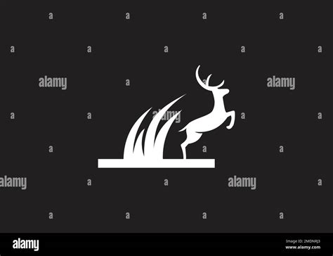 This Is Deer Logo Design Stock Vector Image And Art Alamy