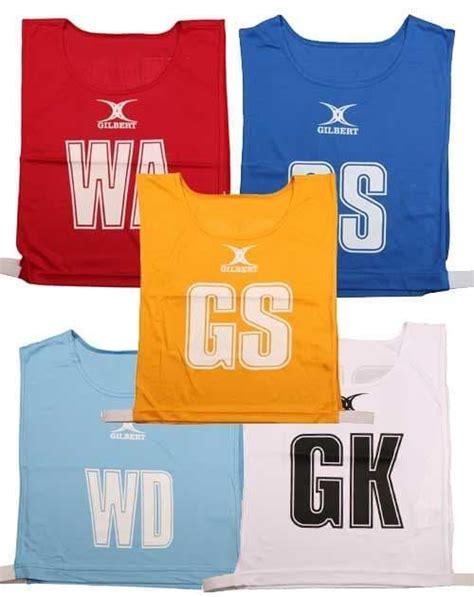 Gilbert Netball Bib Set Of 7