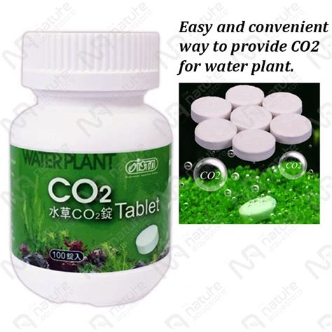 Ista Co2 Tablet For Aquatic Water Plant Aquascape 100PCS Shopee