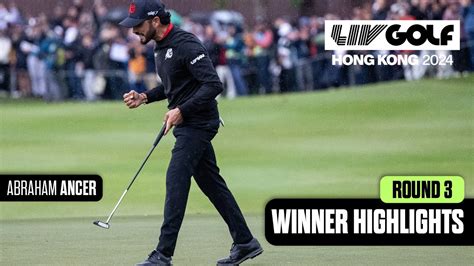 Winner Highlights Abraham Ancer Victorious In Playoff Liv Golf Hong