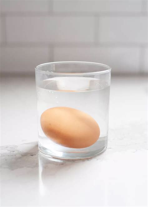 Are Your Eggs Still Fresh A Simple Water Test To Check If An Egg Floats Egg Test Eggs