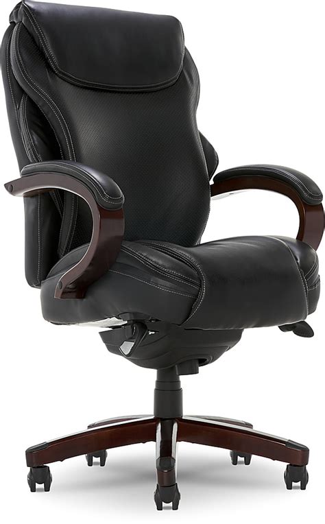 Best Buy La Z Boy Premium Hyland Executive Office Chair Black 45779a