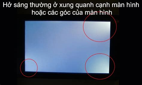 Màn hình laptop bị trắng 4 góc - Nguyên nhân và giải pháp hiệu quả