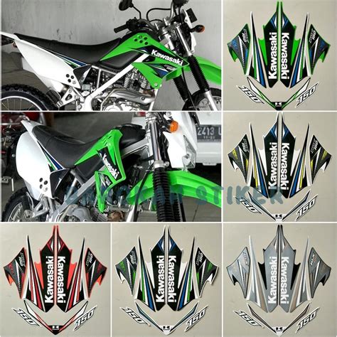 Jual Striping Stiker Polet List Motor Kawasaki Klx S Lama