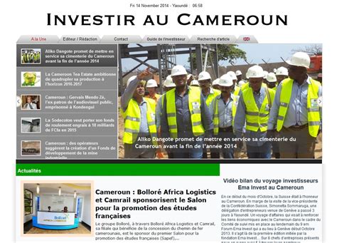 Partenaire Investir Au Cameroun ICT Media Strategies