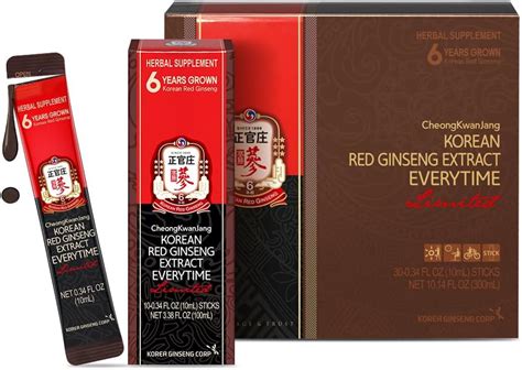 Amazon CheongKwanJang Korean Red Ginseng Extract Everytime Limited