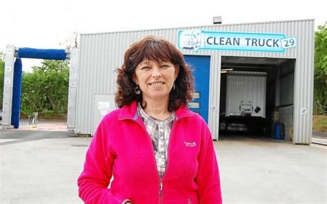 Une station de lavage pour poids lourds Le Télégramme