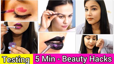 Omg Testing Out Viral Beauty Hacks By 5 Minute Crafts Cherrys