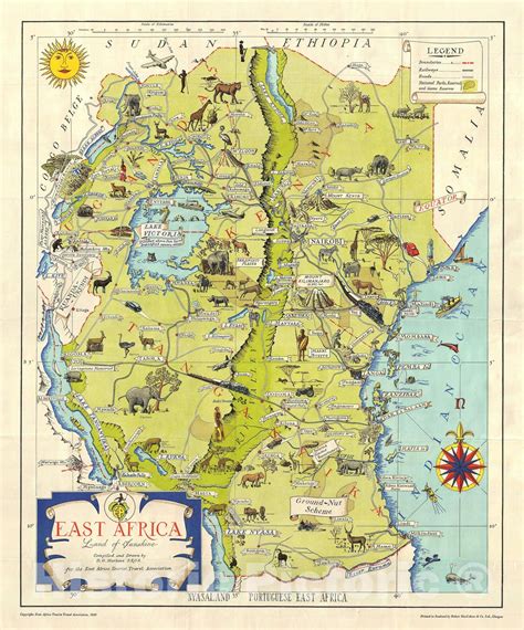 Zanzibar East Africa Map