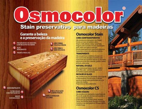 Osmocolor Stain Imbuia Litros Montana R Em Mercado Livre