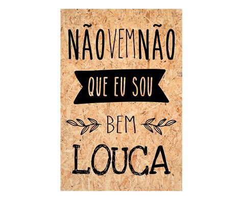 Placa De Madeira Estampada Frase Viii 20X30cm Westwing Br