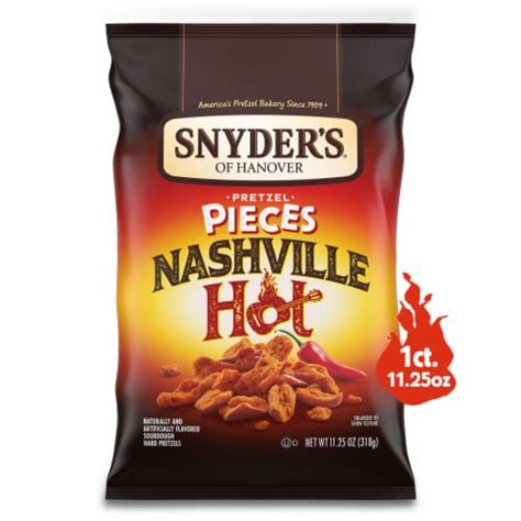 Snyder S Of Hanover Nashville Hot Pretzel Pieces Oz Frys Food