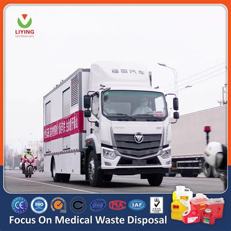 Infectious Medical Waste Microwave Disinfection Technology Mobile