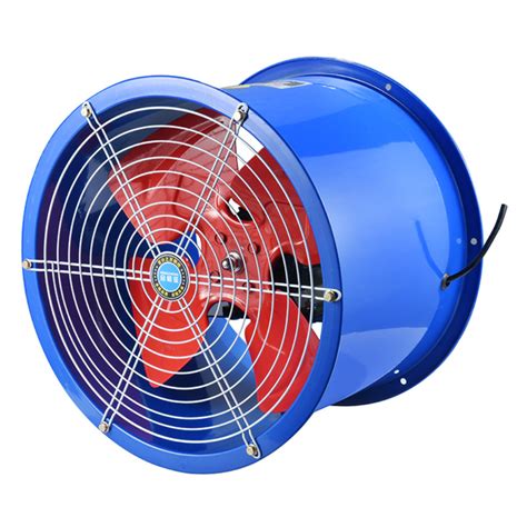 Pipeline Flow Fan Low Noise Ventilation Axial Flow Fan Factory Basement