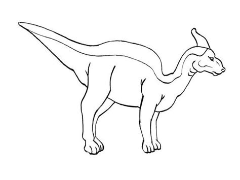 Coloriage Dinosaure Parasaurolophus Coloriage Dinosaures