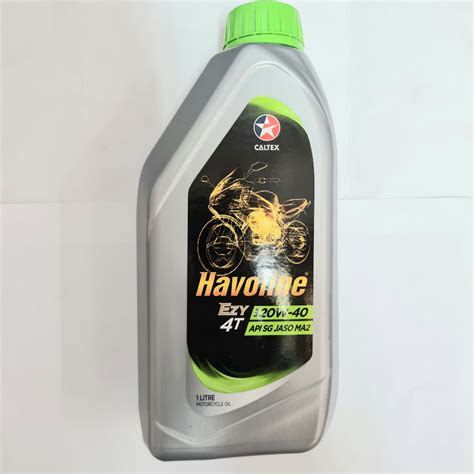 T Caltex Havoline Ezy W Engine Oil Minyak Hitam Litre Shopee