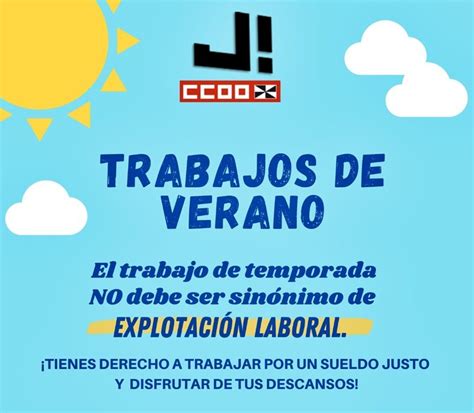 Jóvenes De Ccoo Lanzan Una Campaña Para Evitar Los Fraudes Y Abusos En