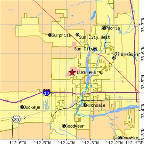 Luke Afb, Arizona (AZ) ~ population data, races, housing & economy