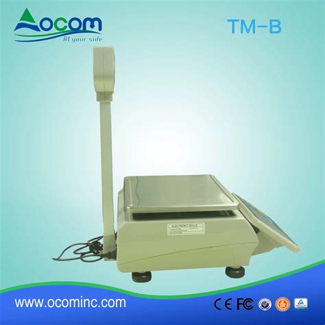 Tm B Digital Scale With Barcodes For Electronic Barcodes