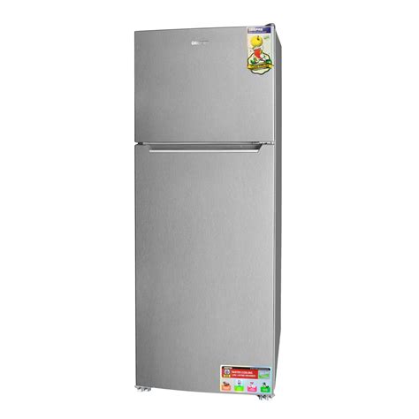 Geepas GRF4120SSXN 410L Double Door Refrigerator Double Temperature