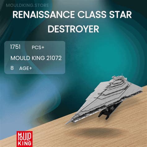 Mould King Renaissance Class Star Destroyer With Pieces