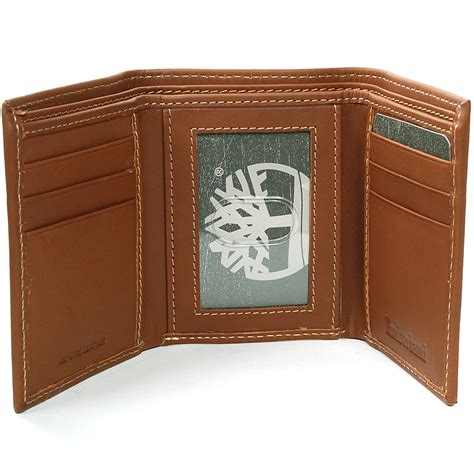 Timberland Men S Trifold Wallet Soft Genuine Leather Slim Billfold Id