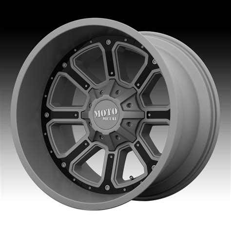 Moto Metal Mo984 Matte Gray Custom Wheels Rims Mo984 Moto Metal