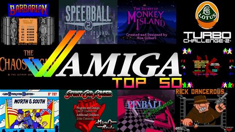 Amiga Top 50 Games Youtube