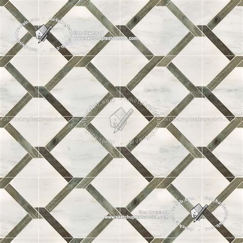 White Floor Marble And Wood Geometric Pattern Texture Seamless