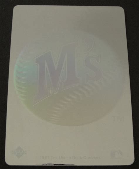 1991 1992 Upper Deck Hologram Team Logo Sticker Baseball Card You U