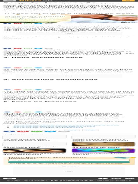 5 Versículos Que Vão Melhorar Sua Autoestima Bíblia Pdf