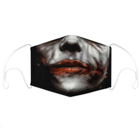 Joker Arthur Fleck Superhero Cos Face Mask Adult Dustproof Washable