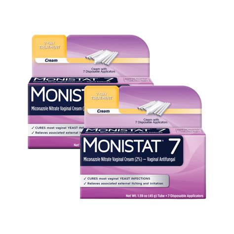 Monistat 7 Dose Yeast Infection Treatment Disposable Applicators And 1