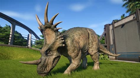 Jurassic World Evolution Styracosaurus Gameplay Ps4 Hd 1080p60fps Youtube