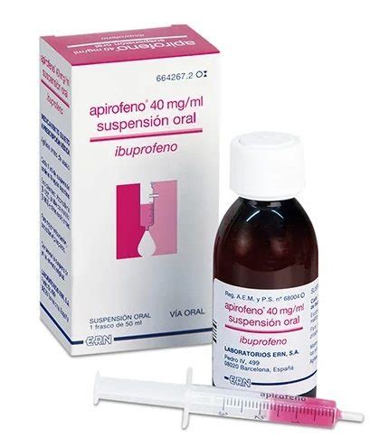 Apirofeno analgésico con ibuprofeno Saludteca