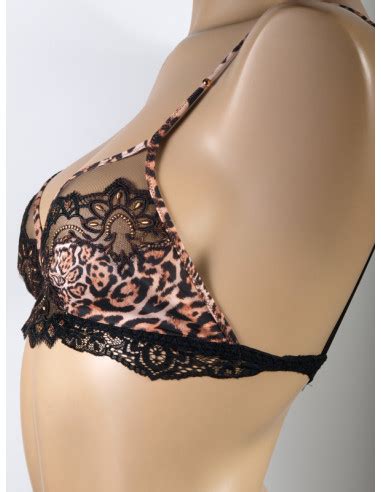 Soutien Gorge Sans Armature Ach Ap Ambre Panthere Fauve Amour