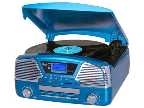 SISTEMA STEREO GIRADISCHI CON ENCODING RADIO CD MP3 USB SD BLUETOOTH