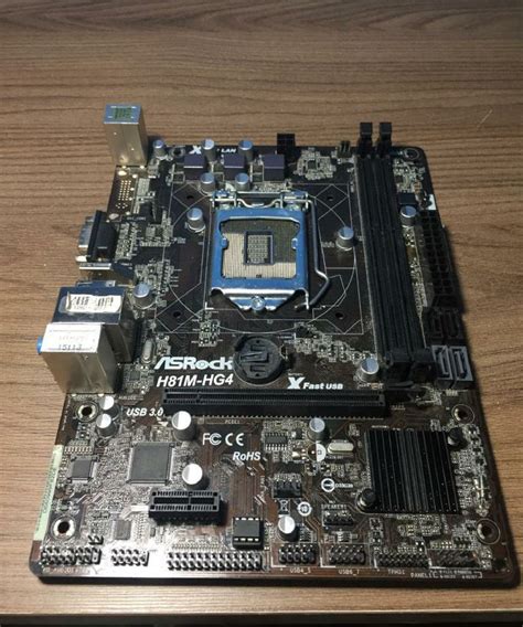 Placa Mãe Asrock H81m hg4 Computador Desktop Usado 58649589 enjoei