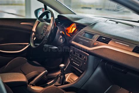 Citroen C5 interior view stock image. Image of interior - 125955267