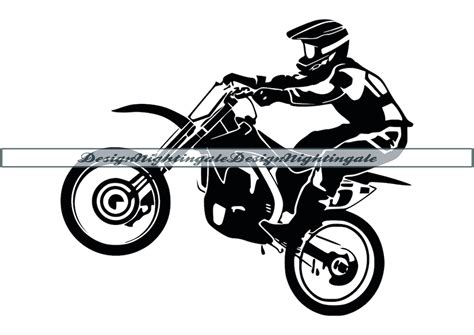 Motocross Svg Dirt Bike Svg Stunt Bike Svg Motocross Clipart