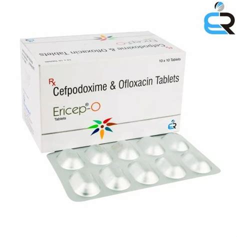 Cefpodoxime Proxetil Ip 200Mg Ofloxacin 200 Mg Strength 100 Mg