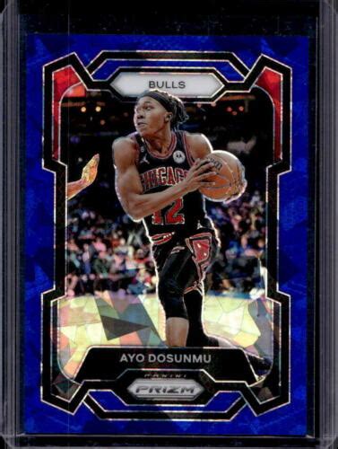 Prizm Ayo Dosunmu Blue Ice Prizm Bulls Ebay