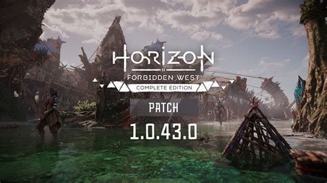 Horizon Forbidden West Update 1 0 43 0 Gallops Out For Various Fixes