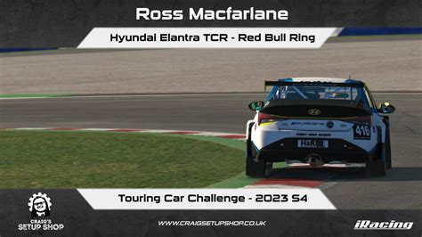 IRacing 23S4 Hyundai Elantra TCR Touring Car Challenge Red Bull