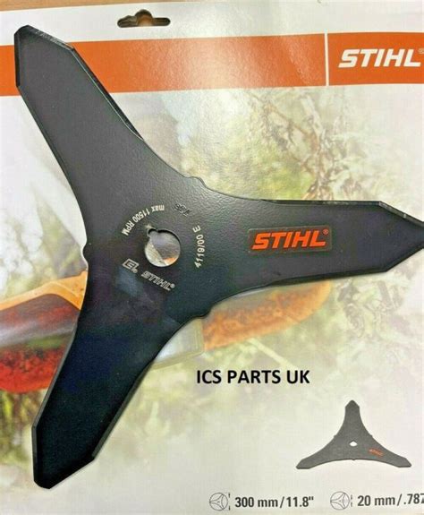 Stihl 300mm 3 Blade Steel Brush Knife 4119 713 4100 FS310 FS400 FS450