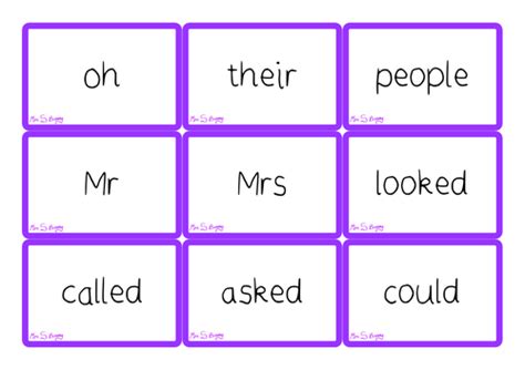 Phase 5 tricky word cards by MrsSBunny | Teaching Resources