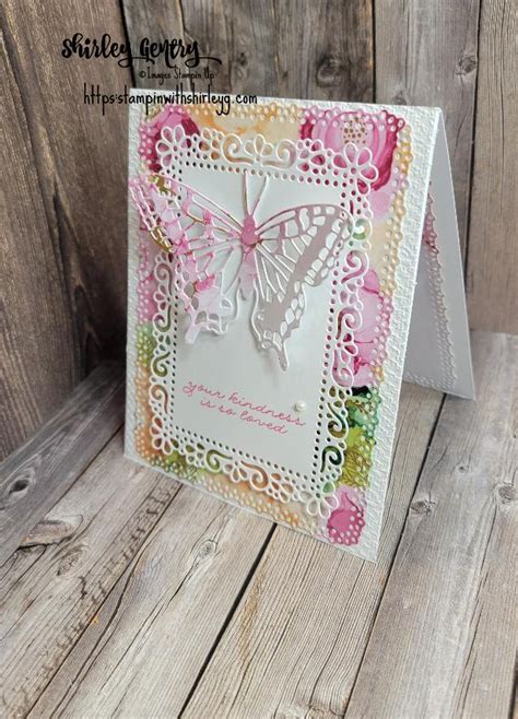 Stampin Up Expressions In Ink With Brilliant Wings Stampin With