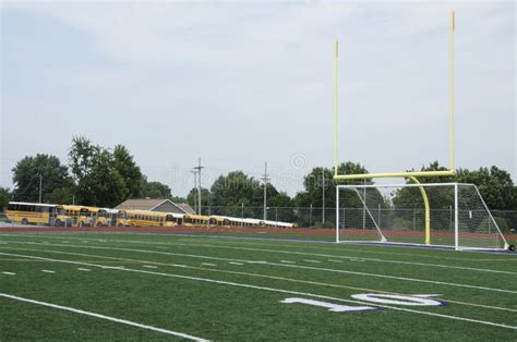 High School Football Field stock photo. Image of city - 11714800