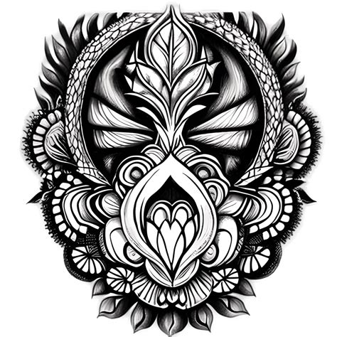 Namaste Tattoo Graphic · Creative Fabrica